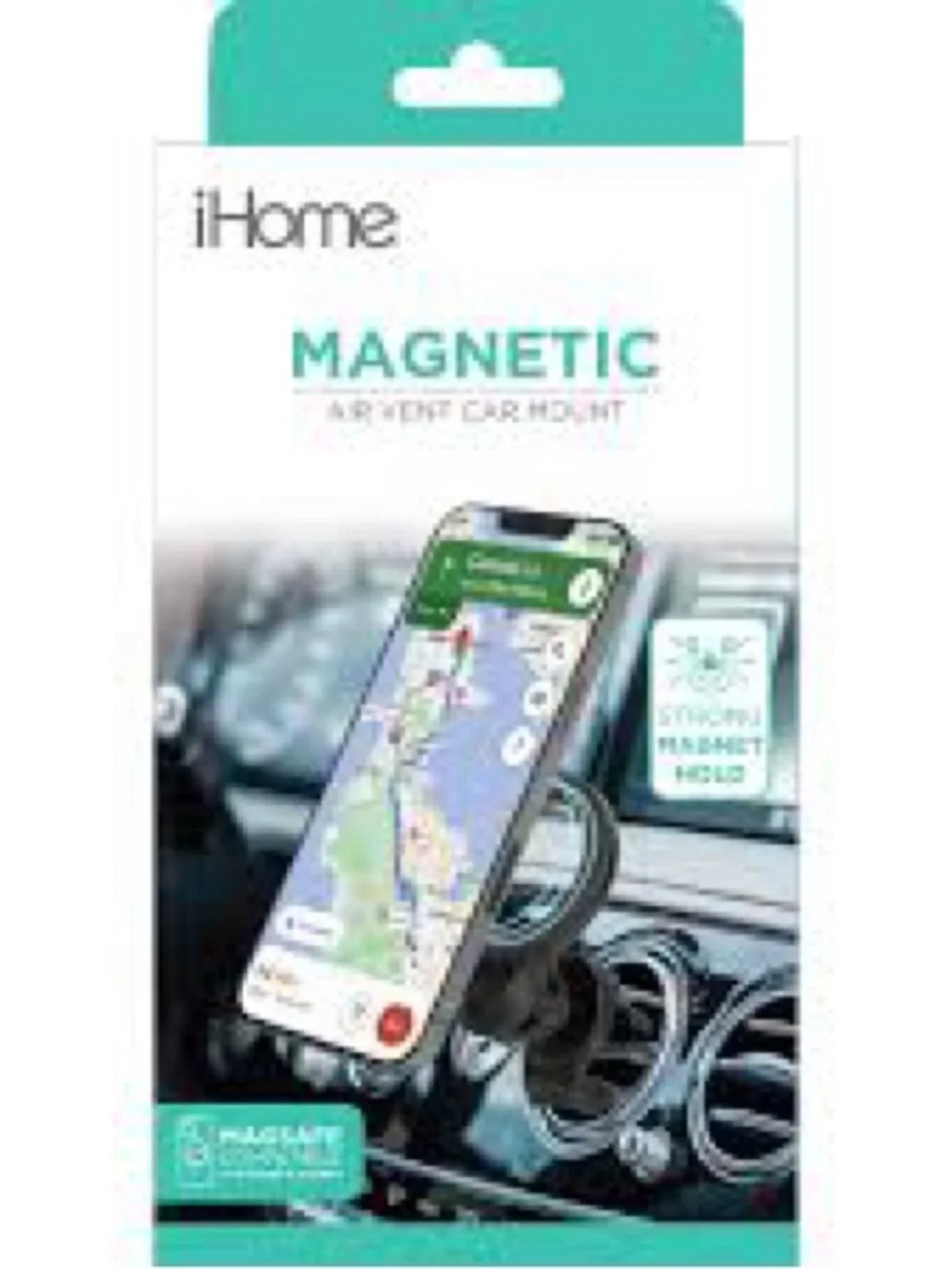 IHome~ Magnetic Cup Holder Car Mount - Black NWT